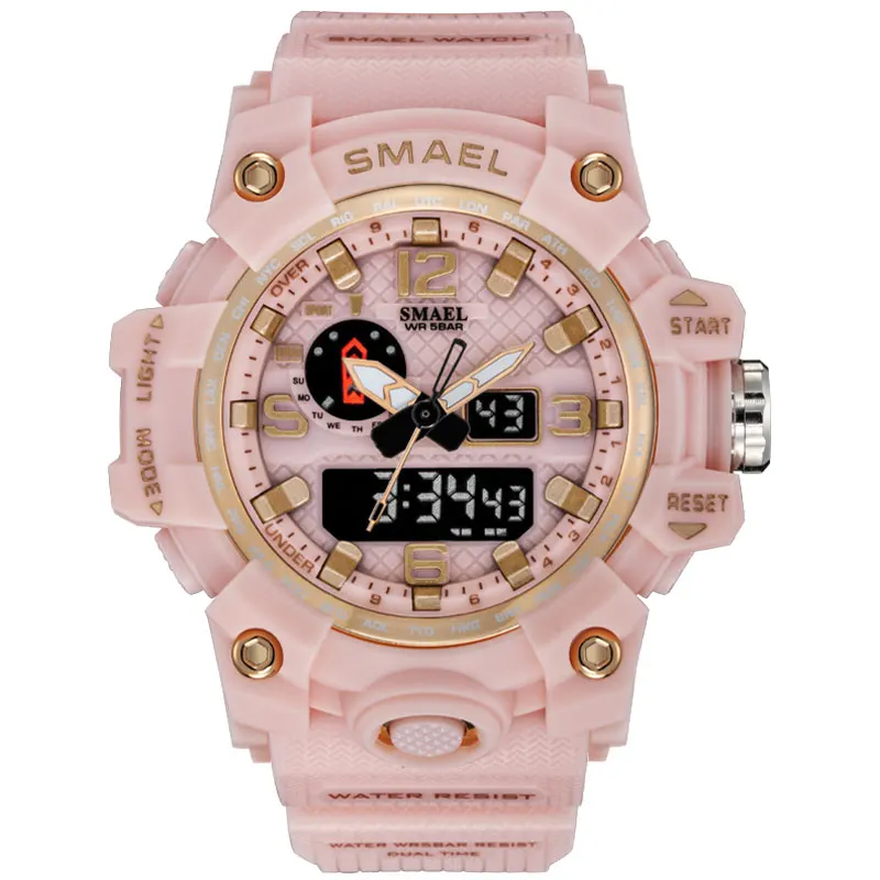 

SMAEL lady watch new sport watch 1811 water resistant quartz digital analog watch