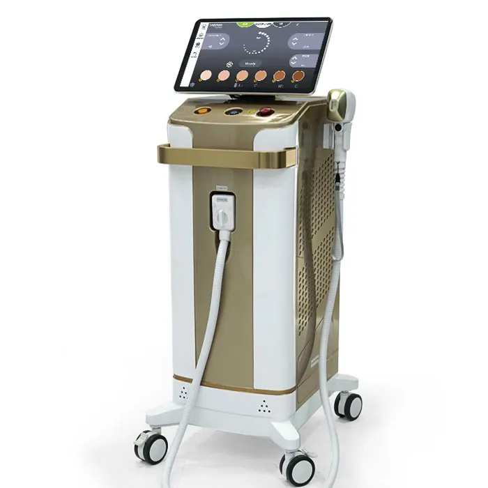 

Permanent Diode Laser Hair Removal 755 808 1064nm Triple Wavelength Beauty Hair Removal Diode Laser Soprano Ice Machine Price