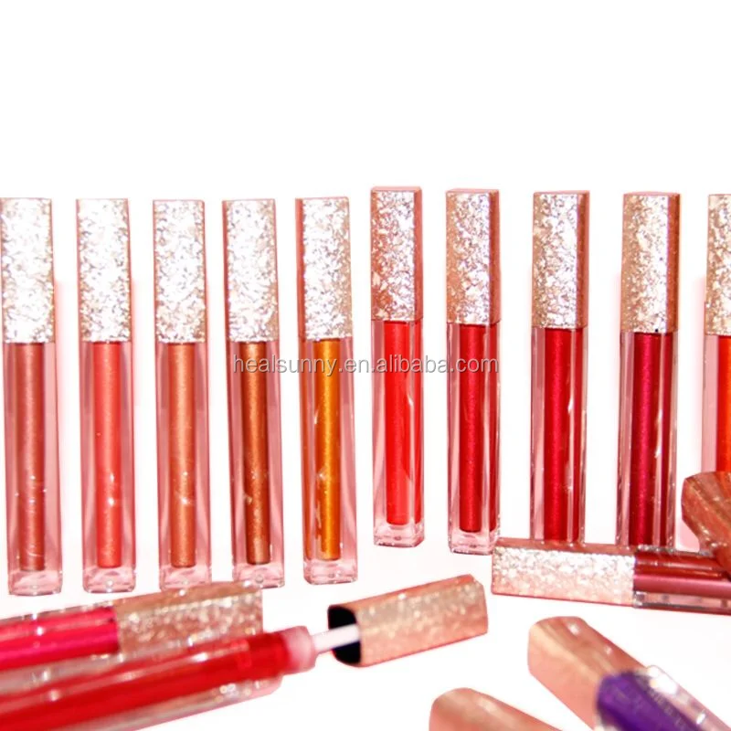 

OEM private label matte Wholesale Fashional Waterproof Long Lasting private label glitter lip gloss, 17 color