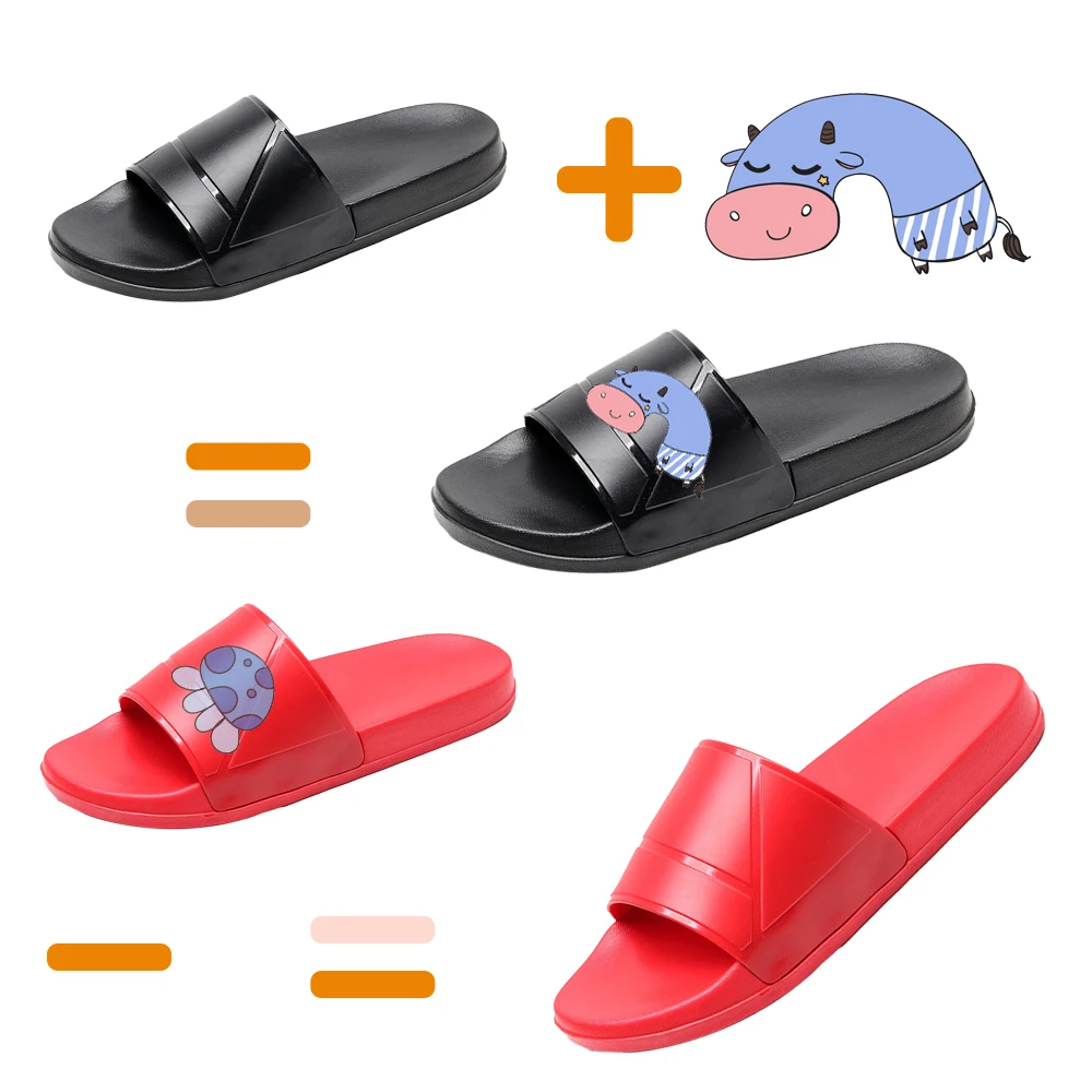 

wholesale sandals custom designs nice logo women men house slippers and men sandal slipper, Picture