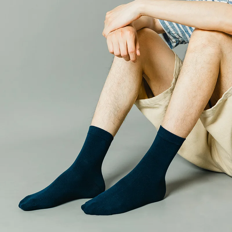 

Calcetines corto Men socks hemp bacterial sport cotton breathable Fashion for men business crew socks