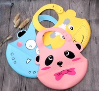 

2019 Silicone Baby Products Wholesale Waterproof Food Grade Silicone Baby Bibs