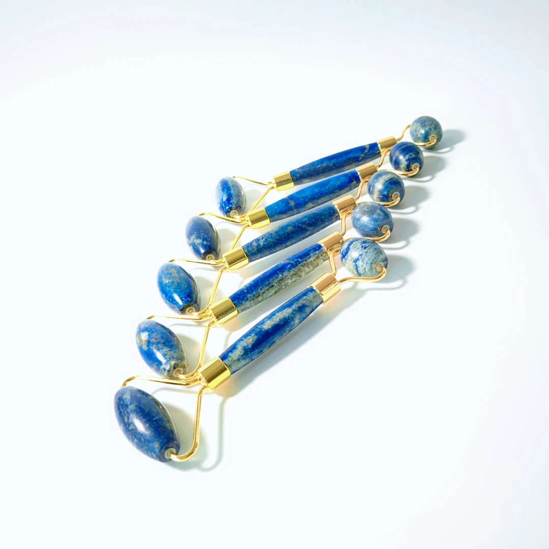 

100% natural lapis lazuli roller natural jade roller massager jade roller for face neck and body