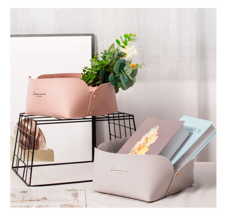 

2021 Factory Wholesale Factory Ready Stock faux leather serving tray, Multi- color / customized color