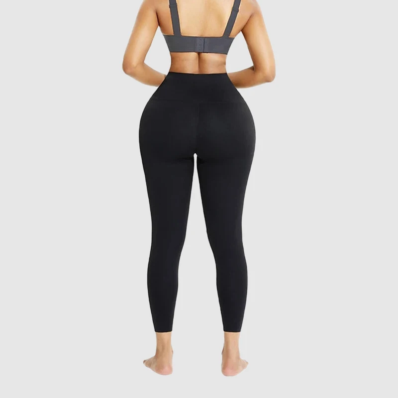 

Custom Logo Women Fitness Apparel Waist Trainer Corset Tummy Control Slimming Shapers High Waist Leggings Yoga Pants, Can be customized