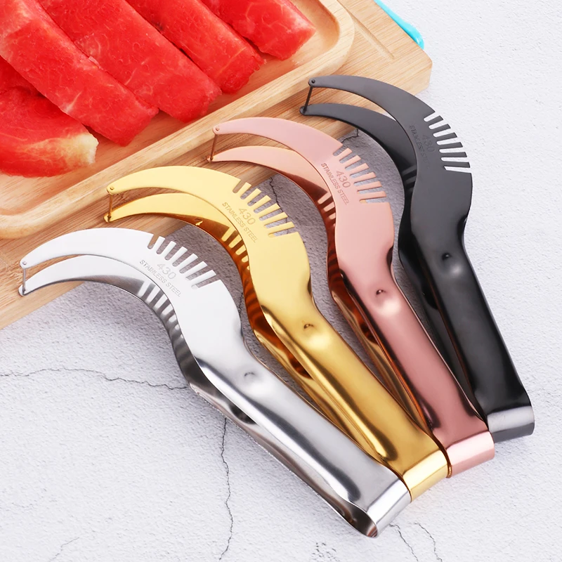 

Kitchen accessories stainless steel watermelon slicer cutter, As the picture