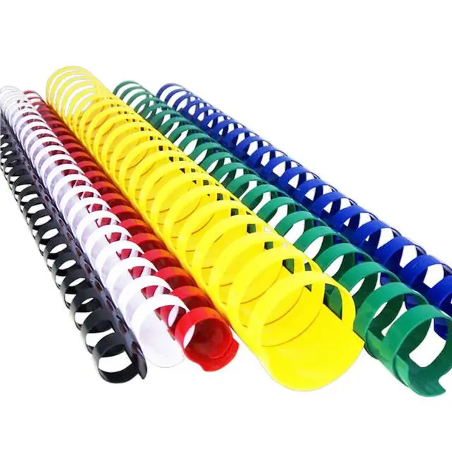 

21-Hole Comb Binding Apron SPIRAL COMB BINDING Plastic Combs Ring Spiral Binders for Binding Book spiral ring