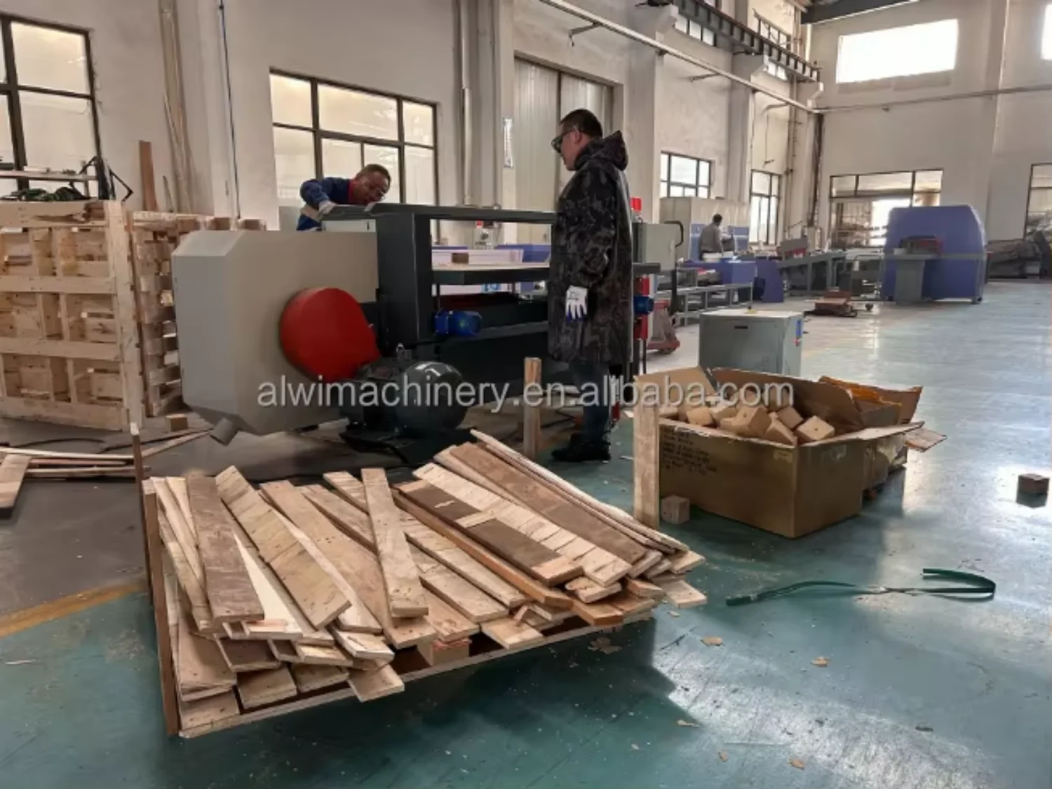 Wood Pallet Dismantling Machine Semi Automatic Wood Disassembly Equipment
