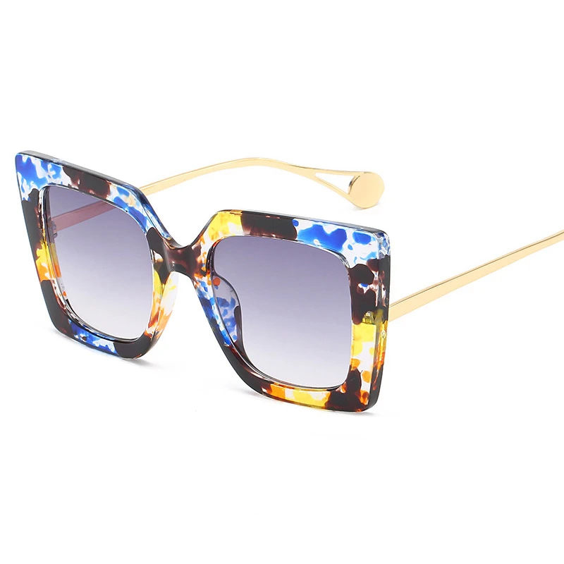 

New Arrival Latest Design Retro Square Trendy Sunglasses For Women, 7colors