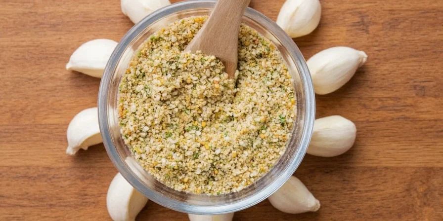 Garlic and herb seasoning used on roasted vegetables