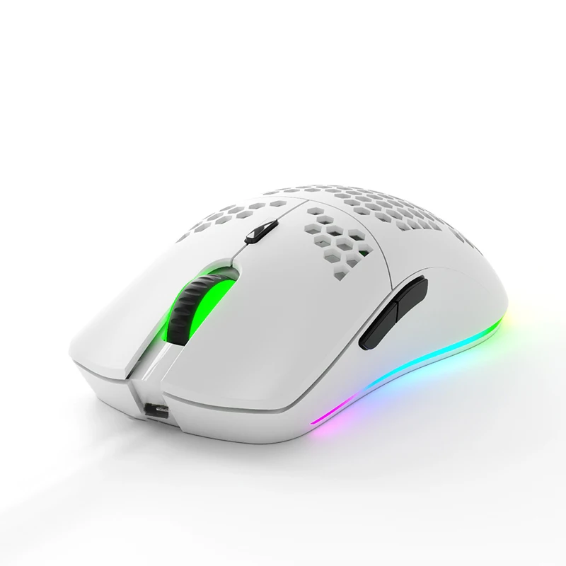 

Honeycomb Wireless Mouse LED Customized 2.4G Optical USB Changing Gaming Mice For Laptop Desktop Office Using
