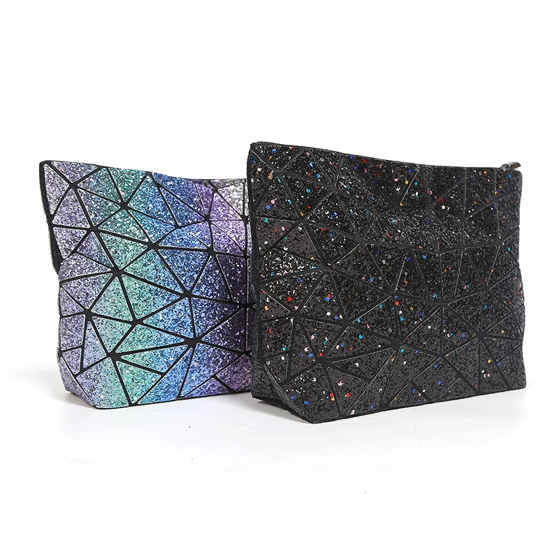 

Yeashii Cosmetic Fashion beauty Stylish storage makeup bag Mermaid Sequin hand Glittering shiny Bling clutches wedding bags, Customized color