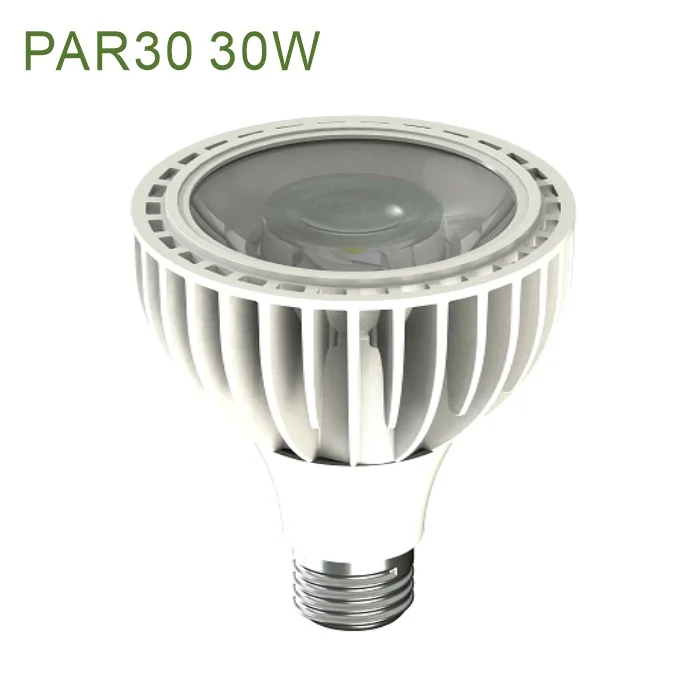 30W PAR30 110V E26 E27 4000K 6000K 10000K 12000K ETL rohs PAR30 LED Light PAR30 Jewelry Light PAR30 PAR 30 LED Bulb with fan