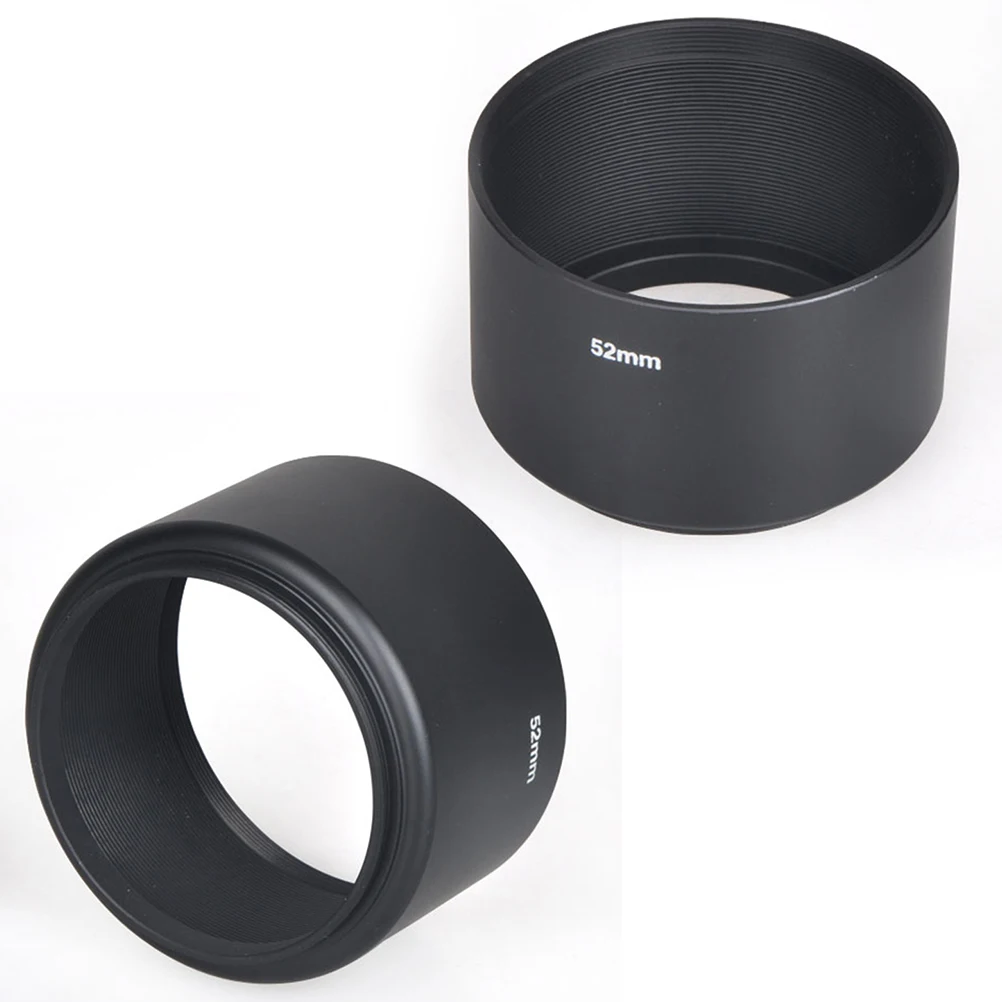 

JETTING Screw Mount 52mm Metal Lens Hood For Canon Nikon Pentax Sony Olympus Drop Shipping