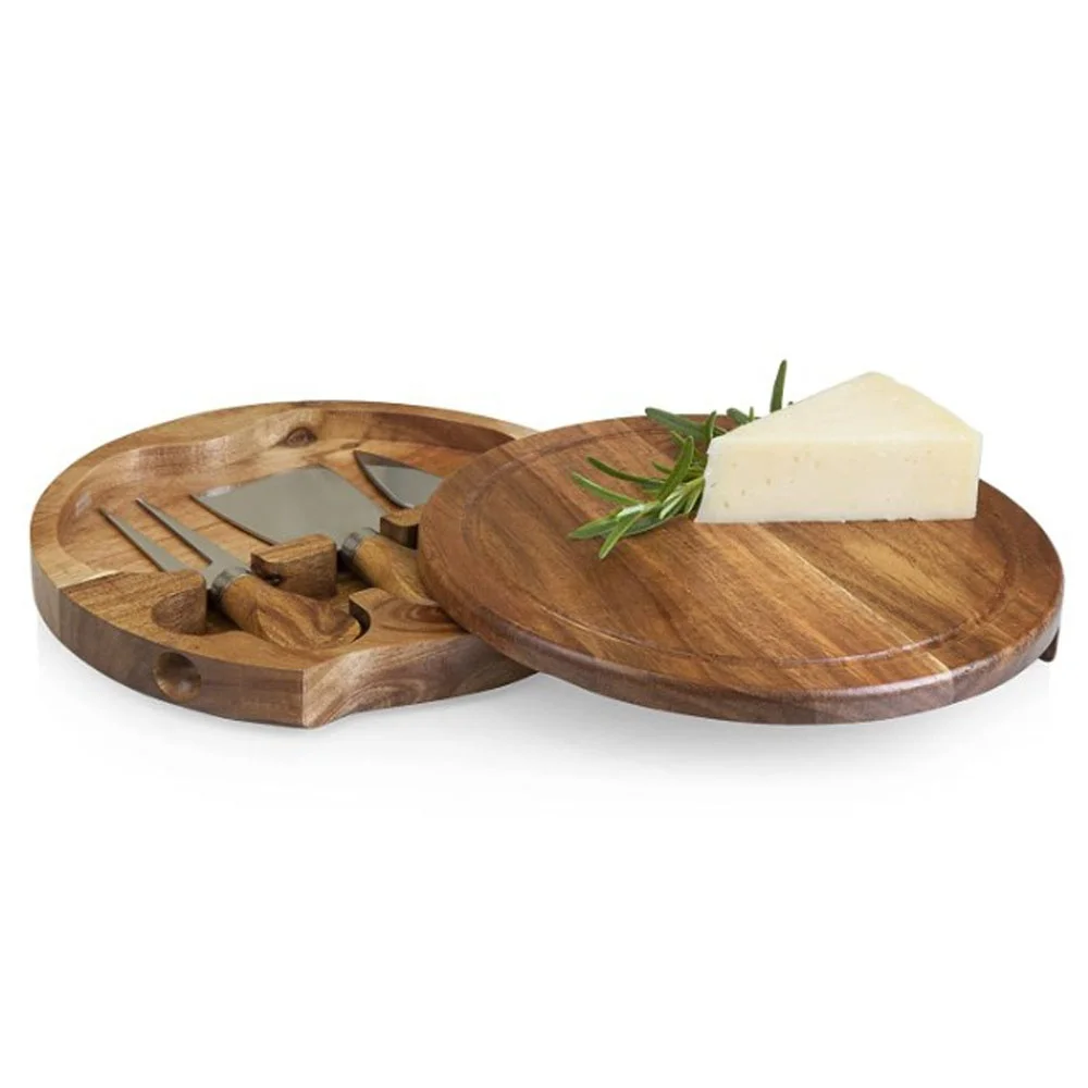 

Manufacturer Acacia Wooden Chopping Block Cutting Board Set For Kitchen, Natural