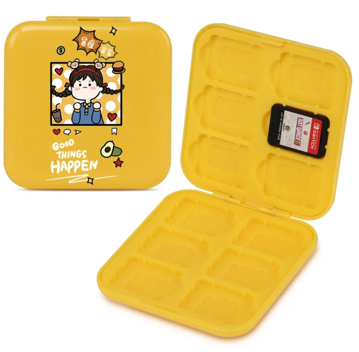

Colors cartoon storage case for Nintendo switch console game card box accessories, Picture