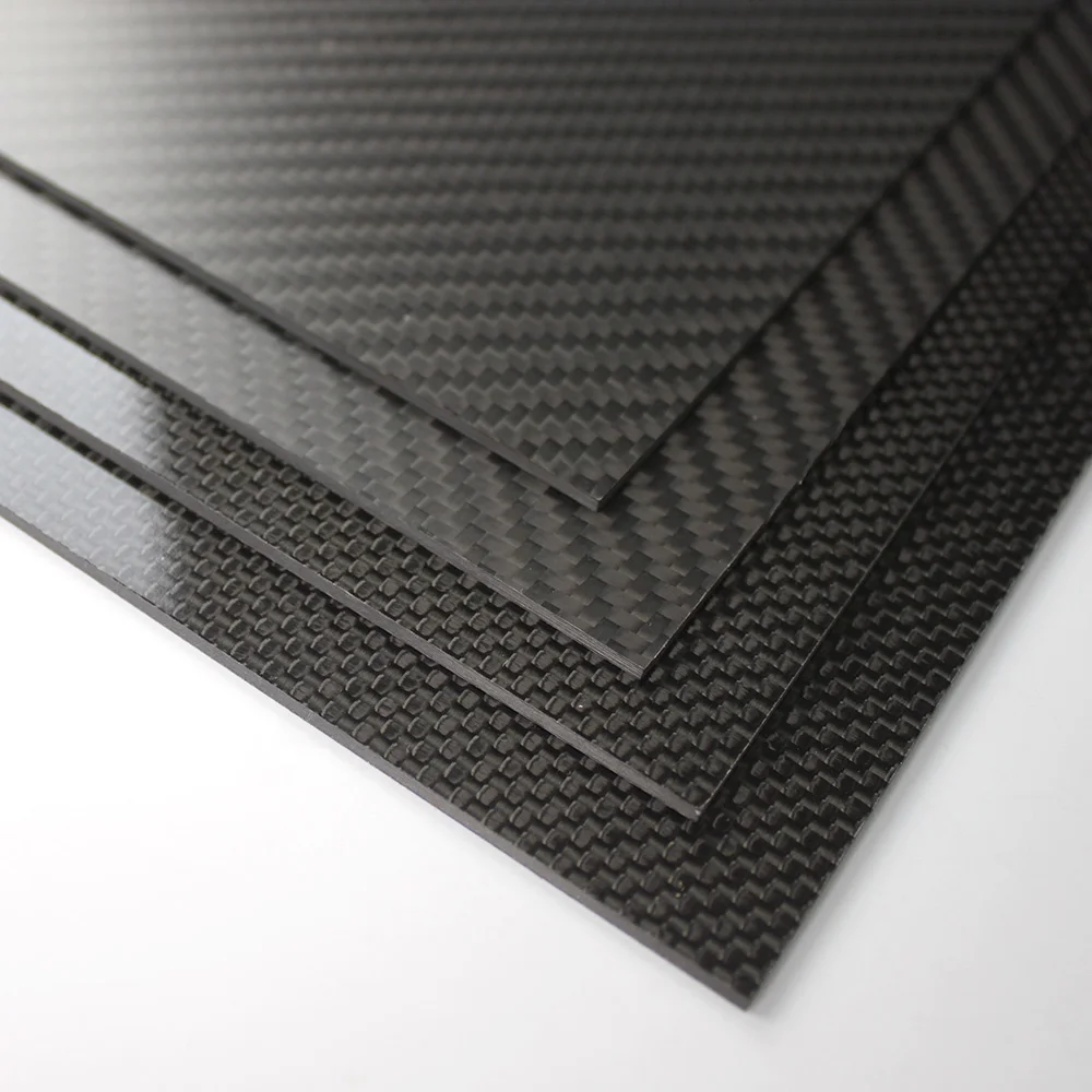 0mm high quality pure carbon fiber sheets with cnc cutting