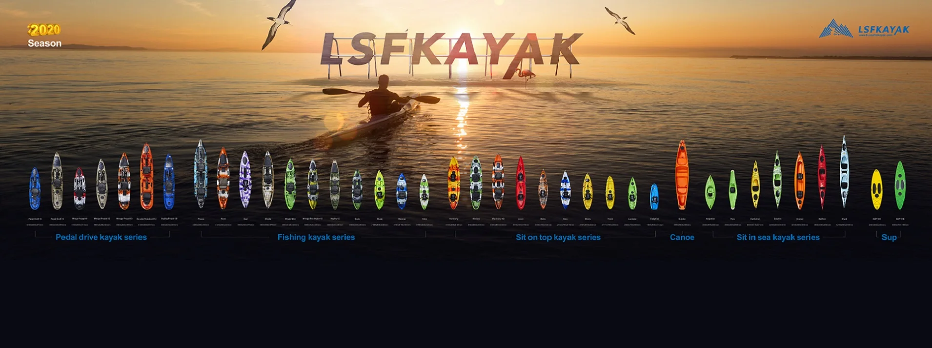LSF Kayak List
