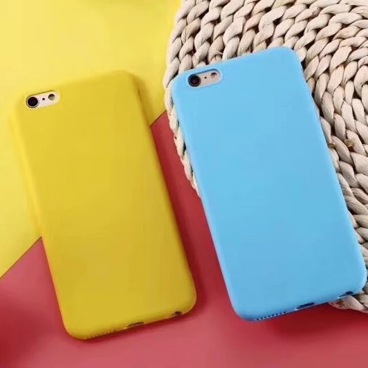 

2019 New Arrival 1.0mm slim Candy Color Matte Phone Case Simple Solid Soft TPU Cases Back Cover for iPhone X for iphone 11 case, 16 colors