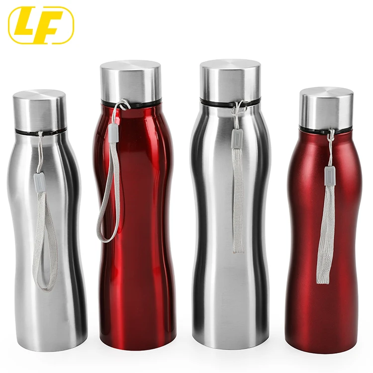 Single Wall Stainless Steel Water Bottle Popular Shape Tumbler BPA Free Flask Leak Proof Water Bottle