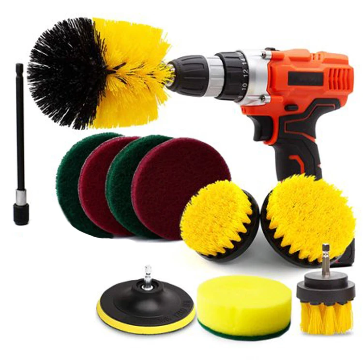 Drill Brush For Cleaning Car Washing Heavy Dust Carpet Buy Nylon Wire Disc Drill Brush,Car