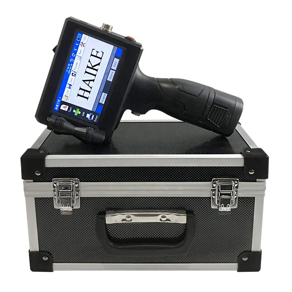 

12.7mm Portable Expiry Date Labeling Logo Batch Coding Handheld Inkjet Printer Stamp Making Machine