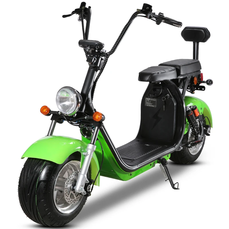 

citycoco 3000w electric scooter fat wheel 2 seater fat tire scooter europe warehouse electric scooters cheap, Black, red, yellow, blue, pink, green