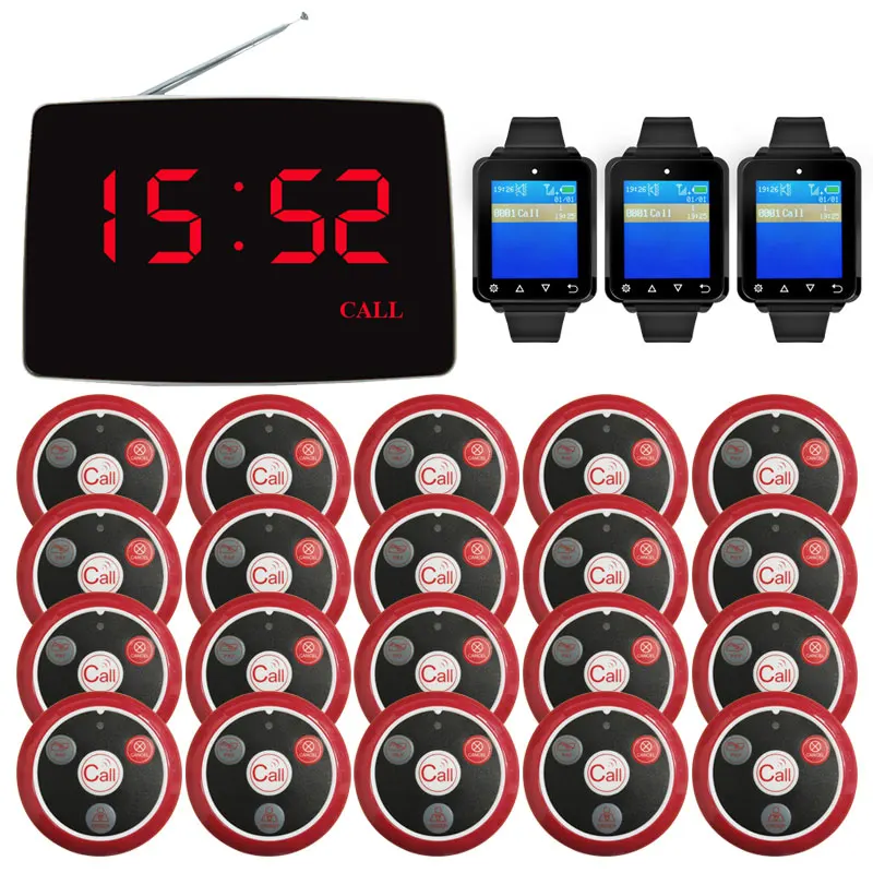 

Wireless caller for hospital sanatorium restaurant pager