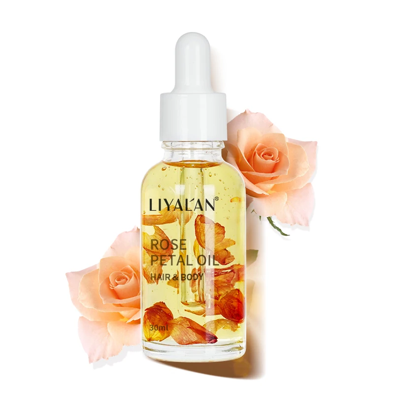 

Private label 100% Pure Natural Skin Care Face Anti-aging Essential Oil, Rose Petal Essential Oil, Golden yellow liquid