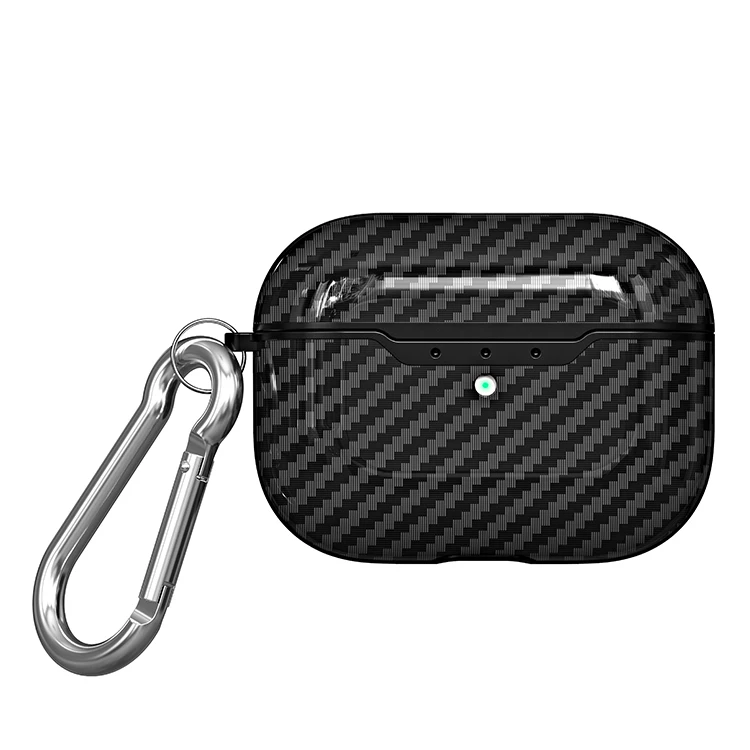 

New Carbon Fiber Shockproof Case For Airpods Pro Earphone Cover For Airpods Pro, 4 colors