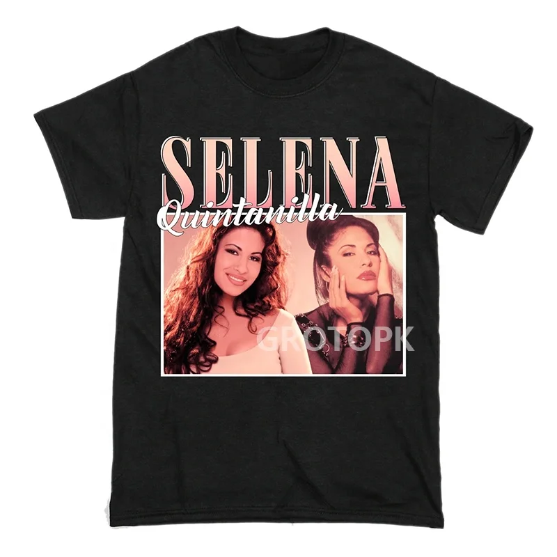 

Printing T Shirt Creative Character Selena Quintanilla Print Summer Funny T Shirts Cool Gothic Ladies Clothing Woman Graphic, Picture