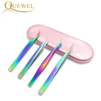 

Wholesale Personalized Eyelash Tweezers, Private Label Tweezers Eyelash Extension, Professional Eyelash Tweezers Set