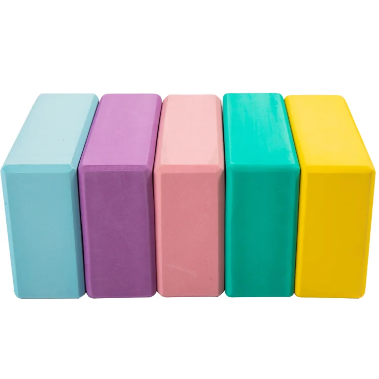 

top sell new product eva material yoga blocks marbel for yoga pilate, Customized color