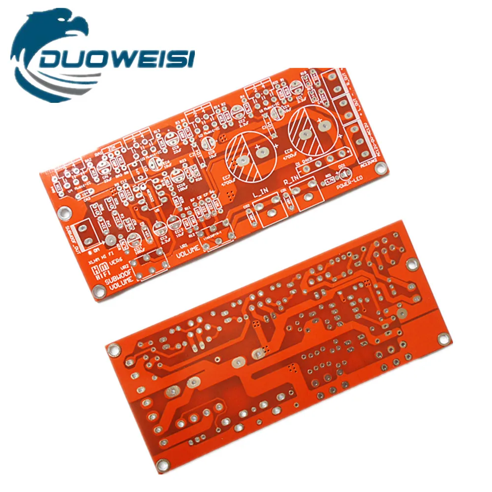 Tda2030a/lm1875/tda2050 Empty Board Pcb Circuit Board 2.1 Three-channel ...