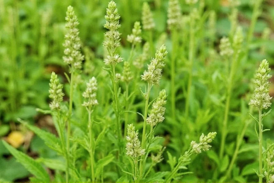 Close-up view of cumin plant showing feathery leaves and developing seed pods