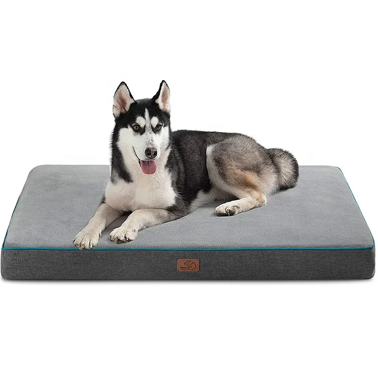 

Sohpety Washable Dog Crate Mat with Removable Cover and Waterproof Liner Large Dogs bed dog crate mat, 2 colors