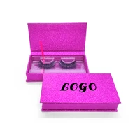 

Shuying SY empty pink eyelashes paper cardboard box lashes purple eyelash box