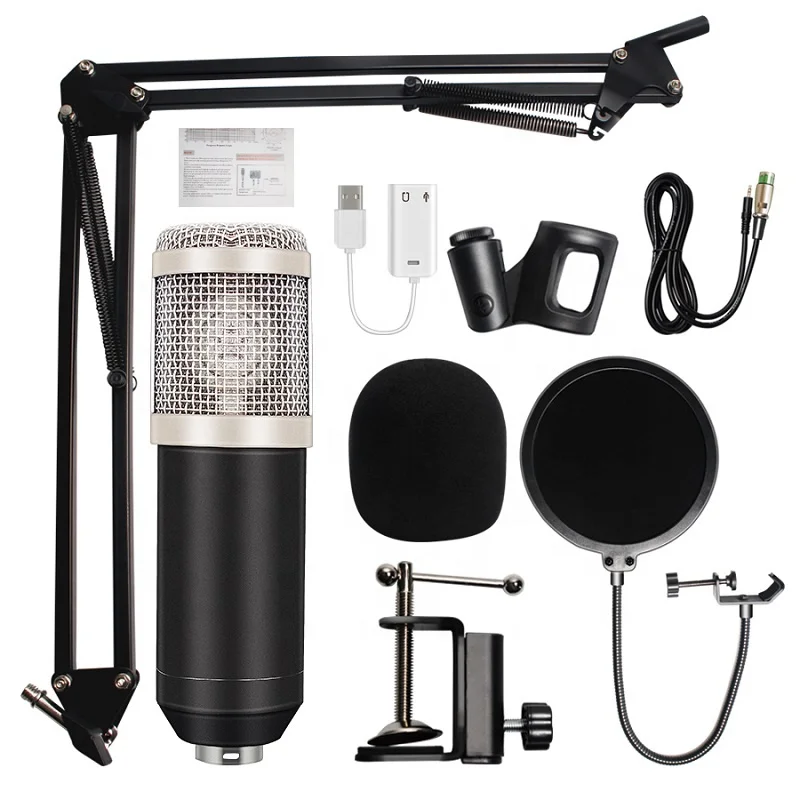 

Studio Capacitor Microphone Music Recording Mic for PC Singing