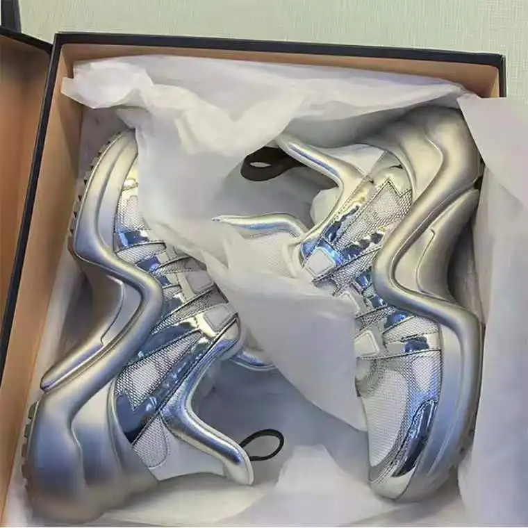 

Hot 2021 Fashion Sneakers Women Breathable Mesh Shoes Female Sneaker Lace Up High Leisure Women Vulcanize Shoe Platfrom