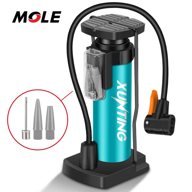 

portable bicycle foot pump Tire Tyre bike air inflator schrader presta, Customized color