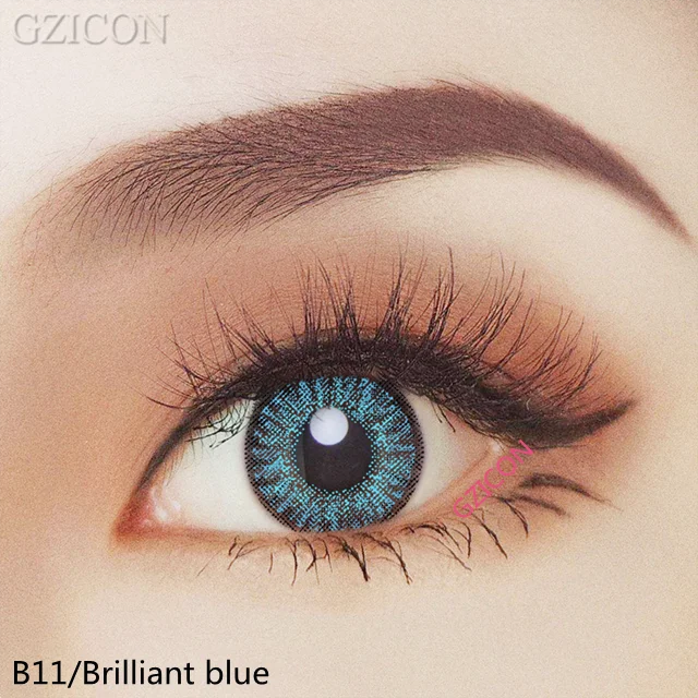 

BeautyTone Blends brilliant blue super vibrant color cover dark eyes wholesale colored contacts cheap color eye contact lenses