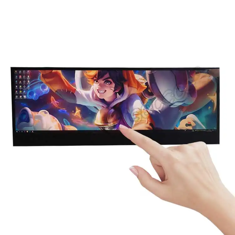 

Portable Monitor 4K 3840X1100 IPS Bar Lcd Monitor Raspberry Pi Touch Screen 4K Monitor