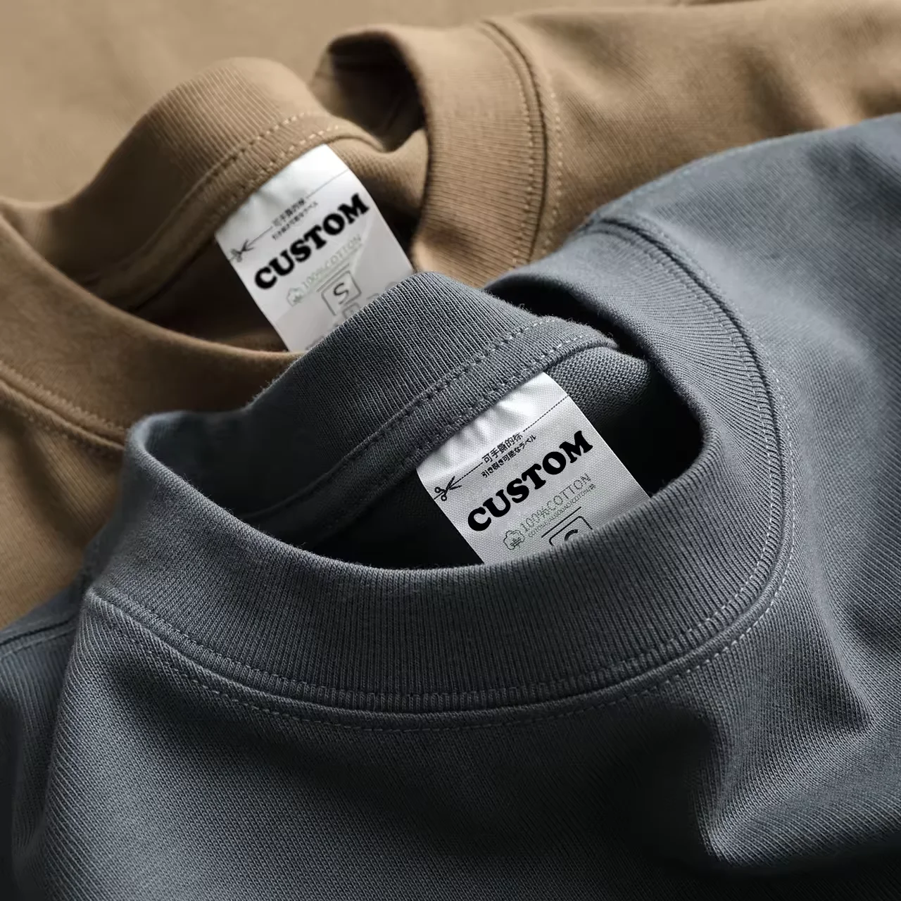100% Cotton 230GSM Heavy Weight Luxury Tshirt Unisex Custom Print Logo  Blank T Shirt Oversize Men's T-shirt