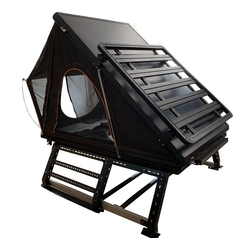 

high quality aluminium car out door aluminum hard-shell roof top tent