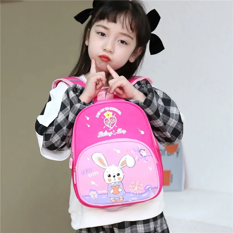 

Newest Kindergarten Schoolbag Cartoon Bag Strap Bag Rucksack Kids Toddler Baby Boys Girls Cute Backpack, Blue,yellow,dark blue,red,light blue,pink