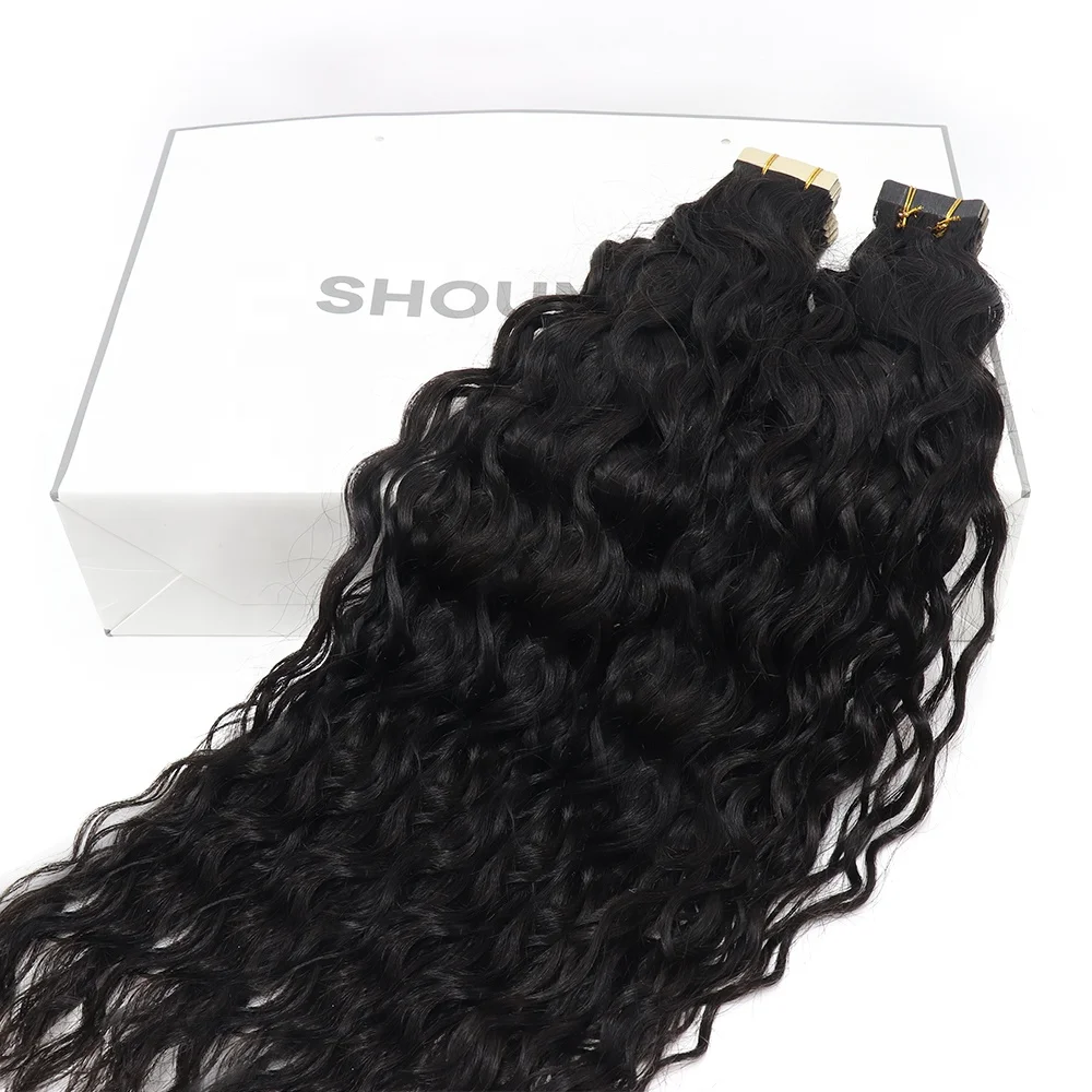 

Cambodian Tape In Human Hair Extensions For Black Women Natural Wave Skin Weft Adhesive Invisible Tape Ins Wholesale