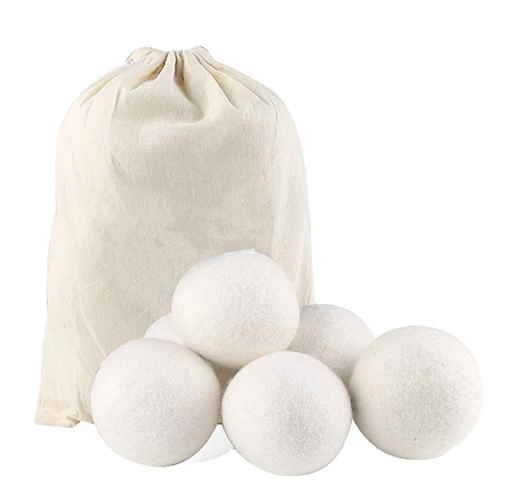 

Eco friendly Laundry Balls Dryer XL Handmade Organic Grey Wool Dryer Balls Laundry Chemical Free Unscented, Custom color