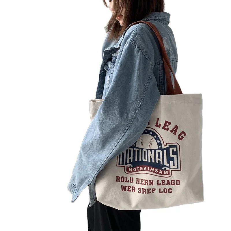 

Hot selling korean canvas bag cotton marble print canvas bag waxed canvas grocery tote bag, Customized color