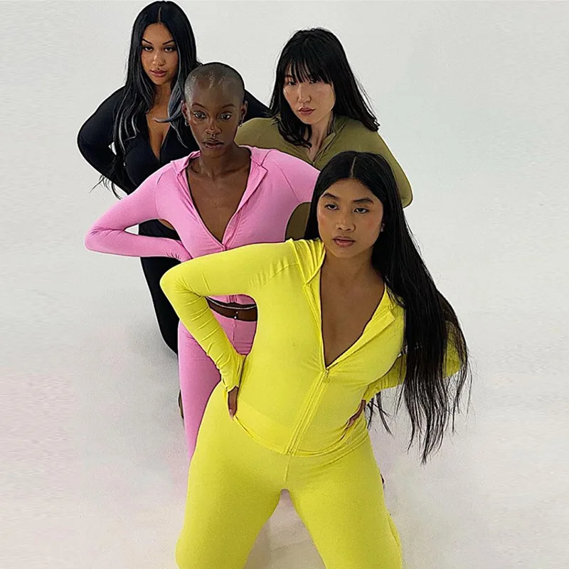 

women sexy neon shorts jumpsuit fluorescence playsuits backless bandage lace up female skinny rompers bodysuits Y11537