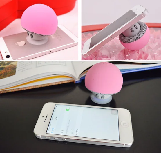 Waterproof Mini Mushroom BT-280 for Bluetooth Wireless Speaker with Strong Suction Cup Built-in Microphone Mini Speaker - ANKUX.COM